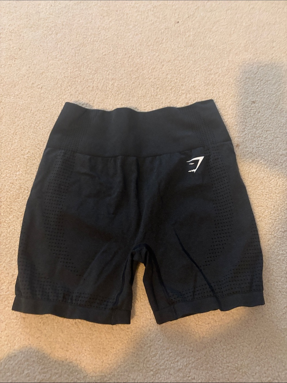 Gymshark Black Seamless High-Rise Bike Shorts